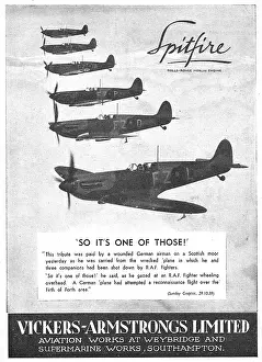 Armstrongs: Vickers Supermarine Spitfire