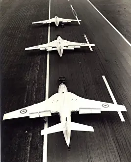 Valiant: Three Vickers Valiant B(K)1s on the runway