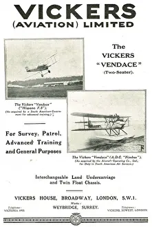 Vendace: Vickers Vendace Two Seater Light Aircraft