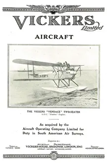 Nimbus: Vickers Vendace Two Seater Seaplane