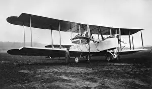 Pioneering: Vickers Vimy aeroplane with Rolls Royce engines