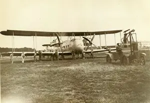Martlesham: Vickers Vimy Commercial G-EAUL at Martlesham Heath in 1920