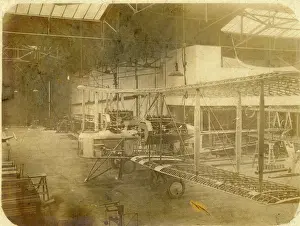 Weybridge: Vickers Vimy under construction at Weybridge