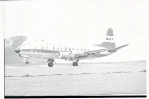 Positive: Vickers Viscount postcard printing production positive numbe