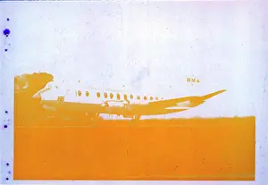 21302: Vickers Viscount postcard printing production reference numb