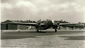 Brooklands: Vickers Warwick C1 freighter at Brooklands in 1943