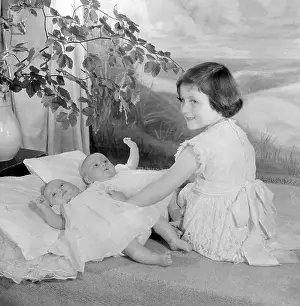 Betts: Vicky Betts with her twin siblings