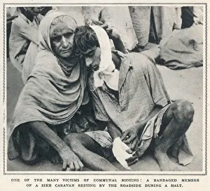 Victims of communal rioting during the Partition of India