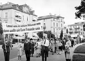 Nauheim: Victims of occupation protesting in Bad Nauheim