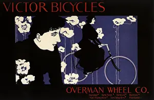 Comapny: Victor Bicycles; In Purple and White