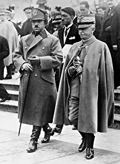 Amanullah: Victor Emmanuel III. and Amanullah Khan, 1928