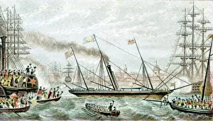 Cheered: Victoria and Albert the first steam-driven royal