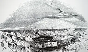 Survey: Victoria Land with Mount Erebus and the extinct