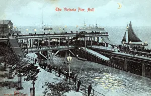 Humberside: The Victoria Pier, Hull, Humberside