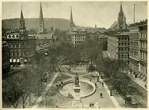 Squares: Victoria Square, Montreal in Canada