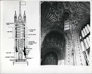 Internally: Victoria Tower, Houses of Parliament, London