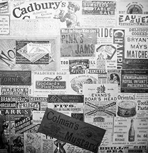 Hoarding: Victorian advertising hoarding