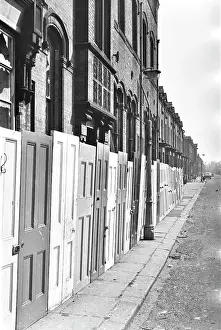 Boarded: Victorian building awaiting demolition