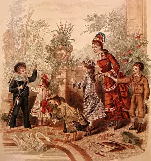 Toudouze: Victorian Children in Formal Clothes