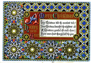 Verse: Victorian Christmas card