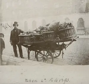 Costermonger: Victorian costermonger and his cart