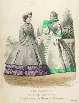 Chignon: Victorian fashion 1861
