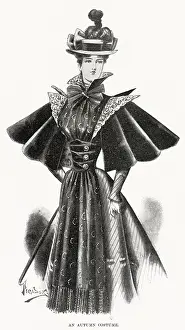 Boater: Victorian fashion 1896