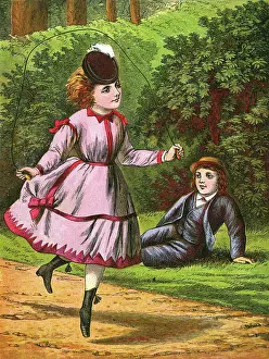 Admiration: VICTORIAN GIRL SKIPPING