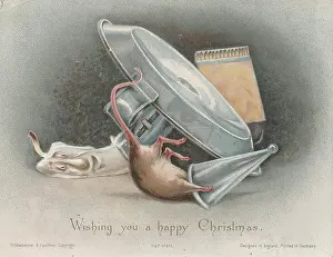 The Ross Family Collection: Victorian Greeting Card - Mouse Accident