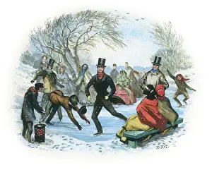 Strickland: Victorian ice skating scene