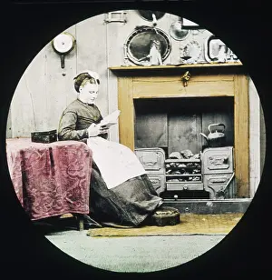 Pouffe: Victorian Kitchen 19th century