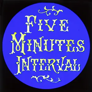 Interval: Victorian Magic Lantern Slide Interval