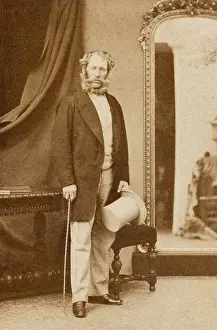 Gill Stoker: Victorian man standing by a mirror