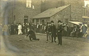 Bowls: Victorian Men Playing Bowls