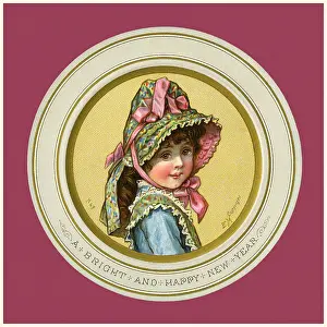 Manley: Victorian New Year card
