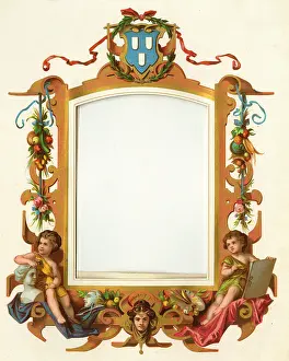 Brushes: Victorian Photo Album - rectangular frame