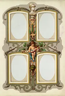 Minerva: Victorian Photo Album - four rectangular frames