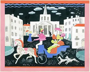 Horsed: Victorian scene with carriage