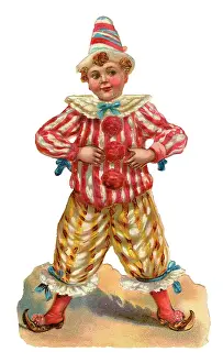 Clowns: Victorian scrap, Boy Clown