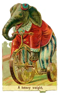 Heavyweight: Victorian Scrap - Circus Elephant riding a Tricycle