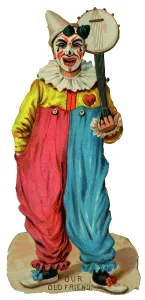 Banjo: Victorian Scrap, Clown with Banjo