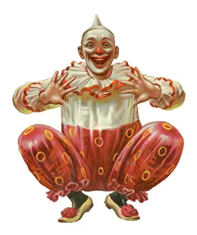 Ruff: Victorian Scrap - Clown squatting