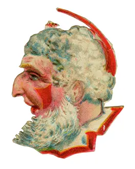 Ruff: Victorian Scrap, clown with white beard