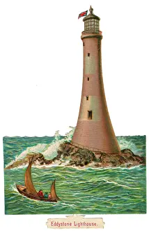 Eddystone: Victorian Scrap - Eddystone Lighthouse