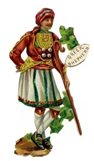Crook: Victorian scrap, a Greek shepherd