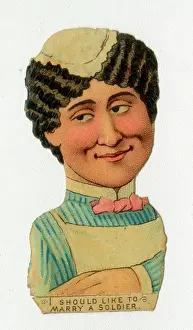 Marry: Victorian scrap - I should like to marry a soldier