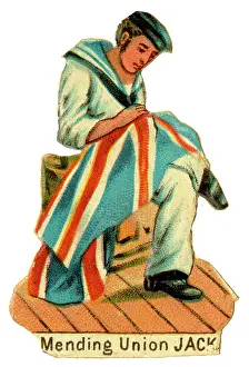 Repairs: Victorian Scrap - Mending Union Jack