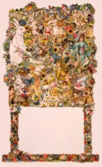 Bunny: Victorian Scrap Montage - Calendar - Bunnies