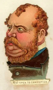 Conviction: Victorian Scrap - Political Types - Not Open to Conviction