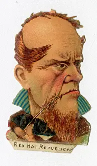 Scrap: Victorian scrap - Red hot republican